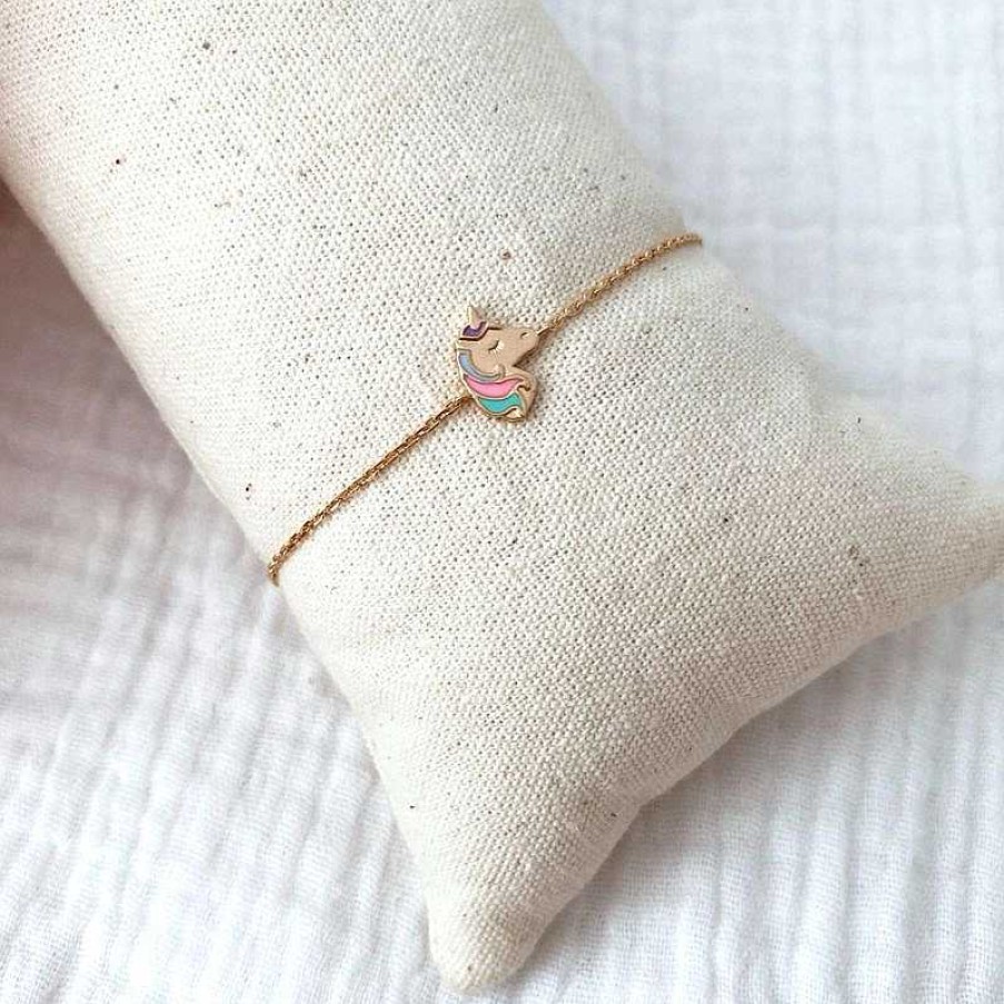 Collections Jolie Demoiselle | Bracelet T Te Licorne